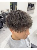 マッシュ 波巻きパーマ