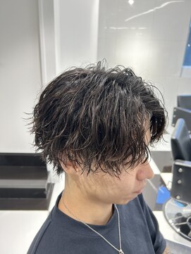 オーシャントーキョー(OCEAN TOKYO) メンズパーマツイスパ波巻きスパイラルマッシュセンターパート