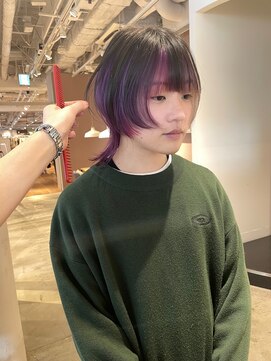 ヘアーエスクールシーユー 枚方T-SITE店(hair S.COEUR×Cu) メンズウルフ