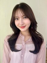 アリスバイアフロート 自由が丘(ALICe by AFLOAT)&nbsp;韓国くびれヘア愛されエアリーナチュラルブラウン