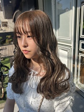 モードケイズエクラ(MODE K's Eclat) ブリーチなし透明感カラー/顔まわりカット