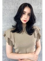 ランズ(LANDS) ワンホンへア 顔まわりレイヤーカット 【韓国ヘア 大阪 梅田】