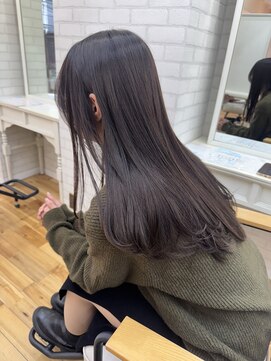 ラナンバイシダ(ranan by sida) 10代20代/ラベンダーミルクティー/うる艶髪/暗めカラー