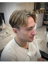 フランクスバーバーリザーブ 人形町店(FRANK’S BARBER RESERVE) ナチュラルセンターパートS