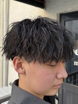ビカムメンズヘアー 栄店(become men's hair)&nbsp;縦落ちパーマ/緩めツイストスパイラル/名古屋栄メンズヘアカット