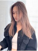 【ラベンダーベージュ×シアーグレージュ】