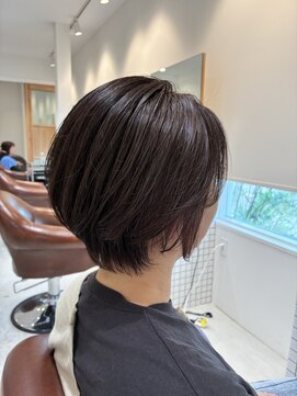 ファスナーグランデ(fustener grande) インナーカラー　ショートボブ