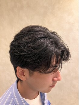 アンドジョー(& jo)の写真/【お手頃価格◎】メンズカット＋パーマ¥7000～!波巻パーマ/フェザーパーマ/ツイスパも同料金◎22時迄営業◇