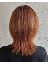 ヘアーメイク ロジック(hairmake LOGIC)&nbsp;アプリコットオレンジカラー