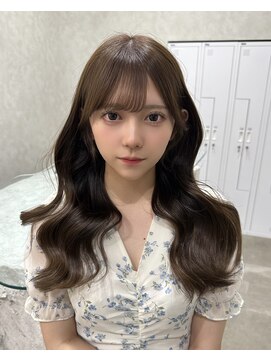 メラク(Merak) 大人可愛い×透明感カラー小顔レイヤーロング【20~40代】