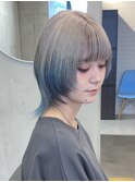 ボブウルフハッシュカットショートウルフボブ小顔カット