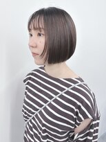 ラウンジ モリオ イケブクロ(Lounge MORIO Ikebukuro)&nbsp;顔周りレイヤーマチルダボブ内巻きボブ姫カット小顔ボブ黒髪ボブ