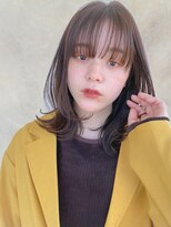 ニクス フリー ウエストバーン(nix free WB)&nbsp;20代30代大人可愛いモカベージュナチュラルロブヘアー美肌