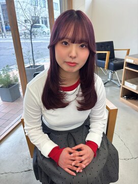 ヴィンスジオ 岐阜駅南(vince gio) レイヤーカット/透明感カラー/ブリーチなしカラー
