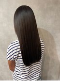 ツヤサラ縮毛矯正×艶黒ロング