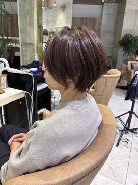 グランド(GRAND) ボブ髪型前髪あり前髪なし面長/30代/40代/50代ショート【荒砂】