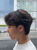 ディライト(Delight)&nbsp;毛流れセンターパートニュアンスフェザーパーマ韓国ヘア