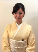 フォーマルな着付けとヘアセット