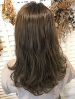 ヘアーアンドメイク ルシア 梅田茶屋町店(hair and make lucia) セミデイー☆ラベンダーグレージュ☆