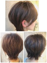 ジーナハーバー(JEANA HARBOR)&nbsp;大人くびれレイヤーボブ☆30代40代50代髪型