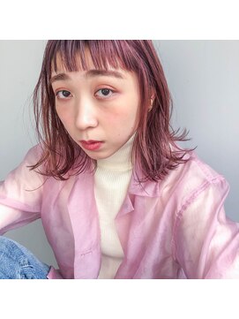 ハル ヘアスタジオ(haRu hair studio) カシスカラー×ロブ