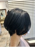 ショートボブ 癖毛の方でもショートカットはおまかせスタイル