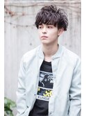 AUSTIN メンズアップバング×束感ショートマッシュ