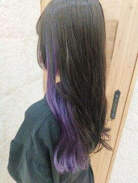 ティンク 横須賀中央(Tink) インナーカラー＊パープル