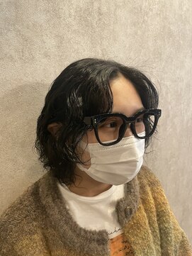 アトモスサニーテラス(Atmos sunny terrace) black × perm
