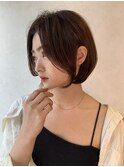 伸ばしかけでも美しいショートボブ/大人美人ショート/ボブ