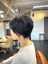 ポタム 東中野(potamu)&nbsp;前下がりショートボブ