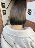 【117hairgarage】イメチェンスタイル_裾カラー_ピスタチオ