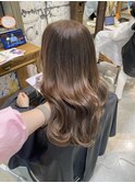 ブリーチなしミルクティーベージュ