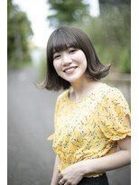 アクト 三鷹店(ACT)&nbsp;グレージュ切りっぱなしボブ