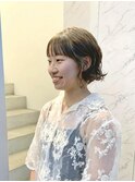 ゆるめボブパーマ
