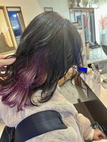 コレットヘア(Colette hair)&nbsp;インナーカラー／インナーブリーチ／ヴァイオレットピンク