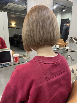 レックス 中野(rex) ミニボブ ミルクティーベージュ
