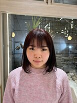 ゼスト フィーノ(ZEST fino) 【猪口美沙希】ブリーチなしでできるレッドカラー