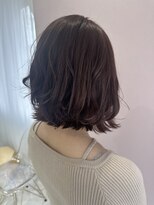 ヘアアンドメイク ムーア(Muuua) ピンクブラウンカラー