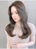 ミニウルフレイヤーカット顔周り前髪韓国ミディアムロング/大宮