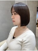 【澤口】カールセミディシアカラーボブ姫カット