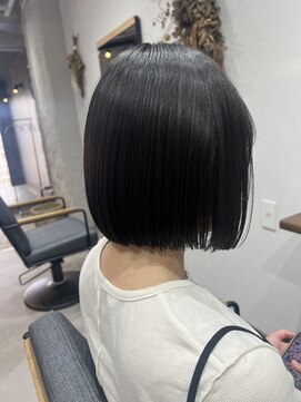 フェリスヘア(feliz hair) 簡単スタイリングのぱつっとボブ