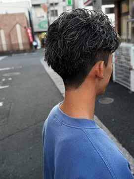 スウェル 柏店(Swell) #ベリーショート#ダークアッシュ#ニュアンスパーマ#韓国マッシュ