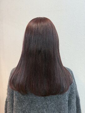 アン ブリーチ(UN BLEACH) ブリーチなしピンクブラウンカラー