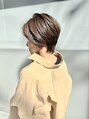 アッシュ 下丸子店(Ash) かっこ可愛いレディスショートヘアにナチュラルカラー