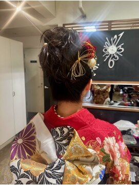 アビリティ ヘアー(ability hair) 2025 成人の日 編み込みアップ