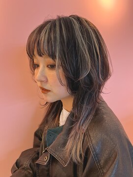 似合わせ/白髪ぼかし/インナーカラーに特化した髪質改善サロン 元住吉 武蔵小杉 バレイヤージュ×グレージュ