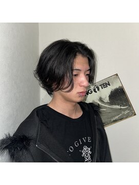 アロハナ 津店(ALOHANA) ニュアンスパーマ風のメンズボブカット