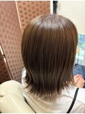 切りっぱなしボブ