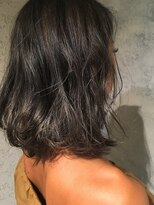 ヘアサロン アティリー(Hair Salon Attirer)&nbsp;西梅田/ボブ/グレーベージュ/白髪ぼかし/ハイライト/ベージュ